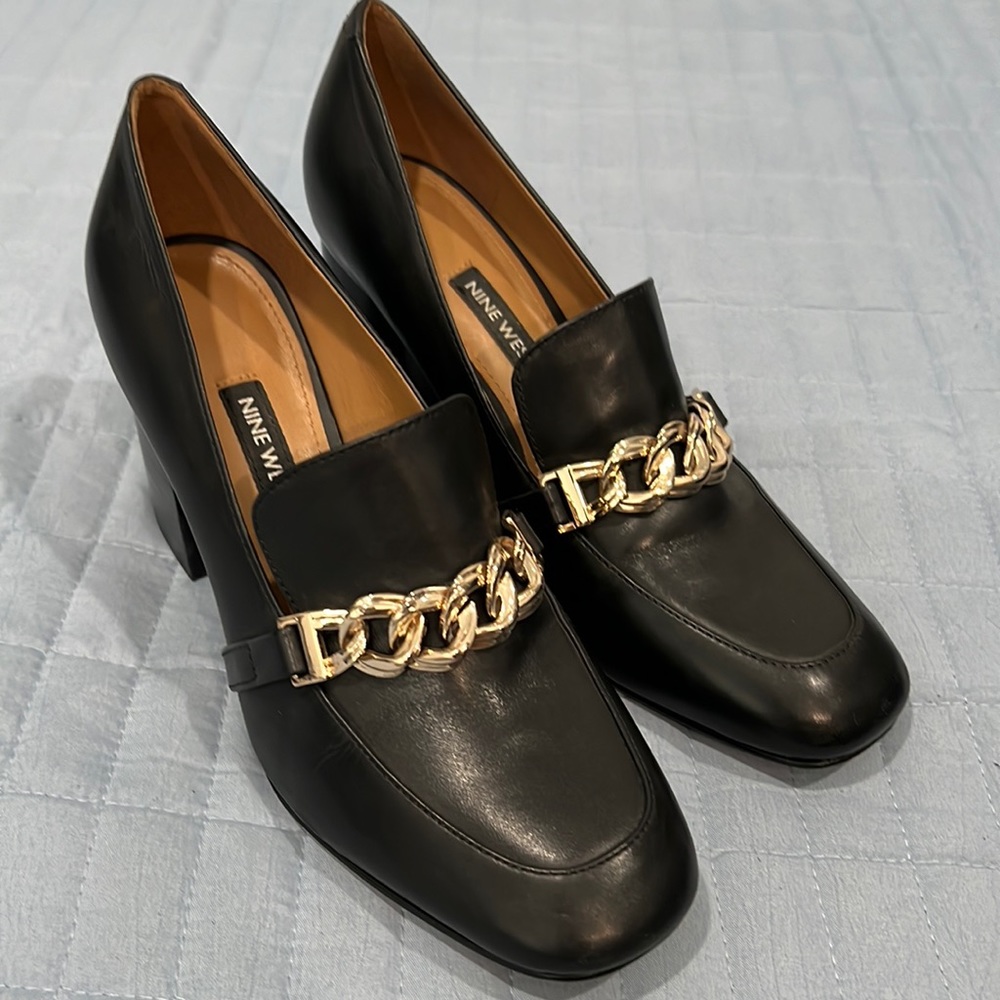Nine West heeled loafers